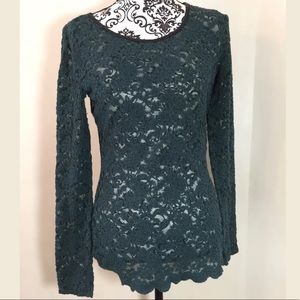 Maurice's Emerald Lace Top